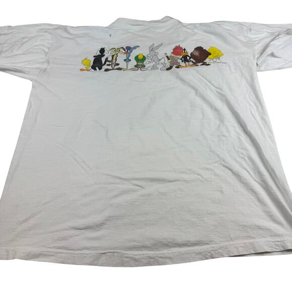 Vintage 90s Looney Tunes Distressed T-Shirt - Picture 2 of 10